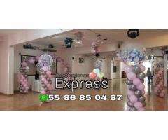 DECORACION CON GLOBOS PARA TODO TIPO DE EVENTOS