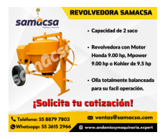 Revolvedora samacsa de 2 sacos