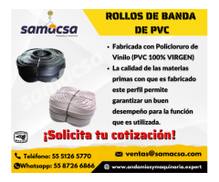 Rollo de banda de pvc desde 4" hasta 12"