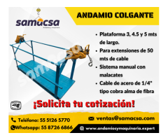 Hamaca para trabajo en alturas desde 2 mts hasta 5 mts