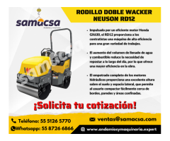 Rodillo doble RD12 Wacker Neuson