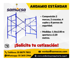 Andamio 1.56 ancho 2.00 alto