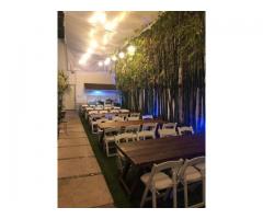 Renta jardín para eventos