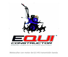 Motocultor/ motor de 6.5 HP, Equiconstructor