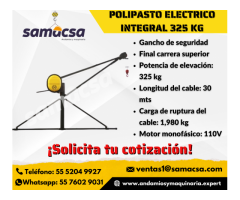 Polipasto eléctrico 325 kg Millenium