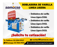 Dobladoras de varilla Linea Ligera Alba Mod. D36L