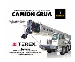Refacciones para Camión Grúa Terex