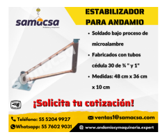 Estabilizador para andamio samacsa