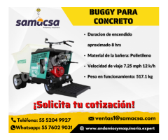 Buggy para transportar concreto