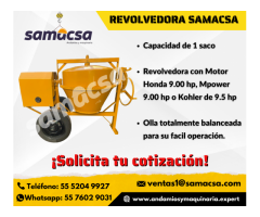 Revolvedora de acero un saco samacsa