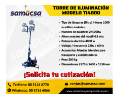 Torre de 4 farolas MPOWER