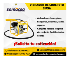 Vibrador  de concreto a gasolina Cipsa