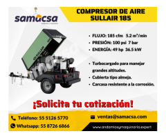 únicos Compresores marca sullair