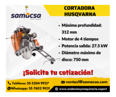 cortadora de piso husqvarna samacsa