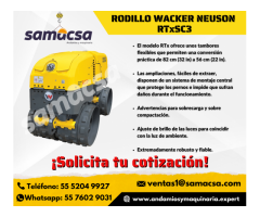 Rodillos Wacker para zanjas samacsa