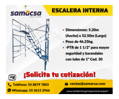 Escalera para andamio de trabajo