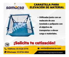 Canastilla para elevación materiales