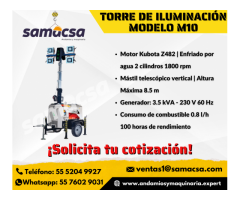 Torre de iluminación MPOWER samacsa