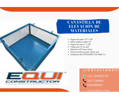 CANASTILLA DE ELEVACIÓN DE MATERIALES