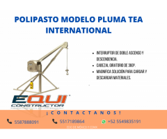 POLIPASTO MODELO PLUMA TEA INTERNATIONAL