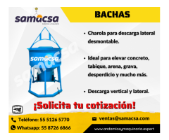 Bacha para elevación de concreto.