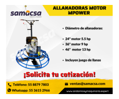 Allanadora 36" motor MPower Samacsa