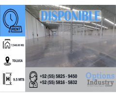 Bodega industrial en renta en Toluca