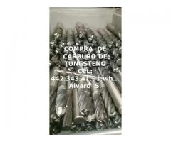 COMPRA CORTADORES DE CARBURO DE TUGSTENO USADOS