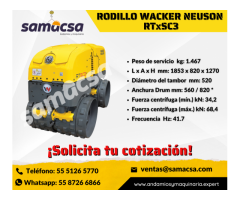 Rodillo para compactación de zanjas