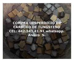 COMPRA KILO DE CARBURO DE TUGSTENO SCRAP