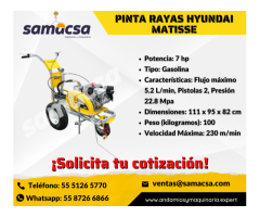 Pinta Rayas MATISSE de 7HP y un flujo de 5,2L/min