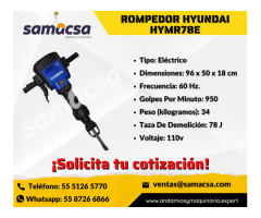 Martillo Rompedor HYMR78E Tipo Eléctrico