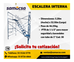 Escalera Interna Para Andamio TAMAÑO  2,20 x 0.68