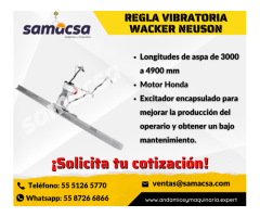 Regla vibratoria WACKER Fácil de manejar