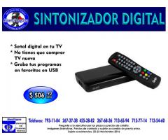 SINTONIZADOR DIGITAL DE TV