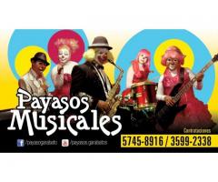 payasos musicales diversion infantil