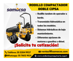 Rodillo doble CIPSA AR18 transmisión hidrostática