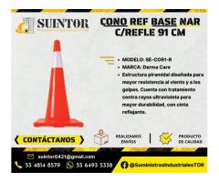 CONO DE SEGURIDAD CON REFLEJANTE