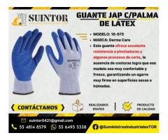 Guante jap c/palma de latex