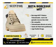 Bota de casquillo color miel  Borceguí M17,