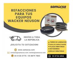 Refacciones para piezas de Wacker Neuson