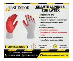 Guantes japones con látex.