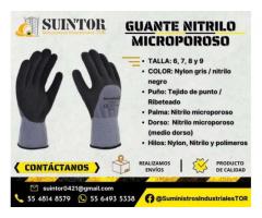 Guante de Nitrilo Microporoso