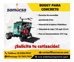 Buggy transporte concreto marca witherman