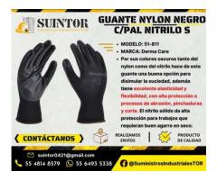 Guante de Nylon Negro