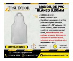 Mandil de PVC Blanco