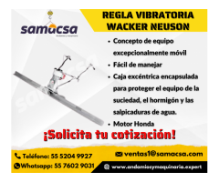 Regla vibratoria < Wacker neuson < para concreto