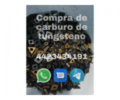 COMPRA HERRAMIENTA DE CARBURO DE TUGSTENO SCRAP