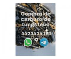 COMPRA HERRAMIENTA DE CARBURO DE TUGSTENO SCRAP