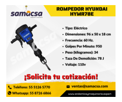 Rompedor hymr78e Martillo Hyundai